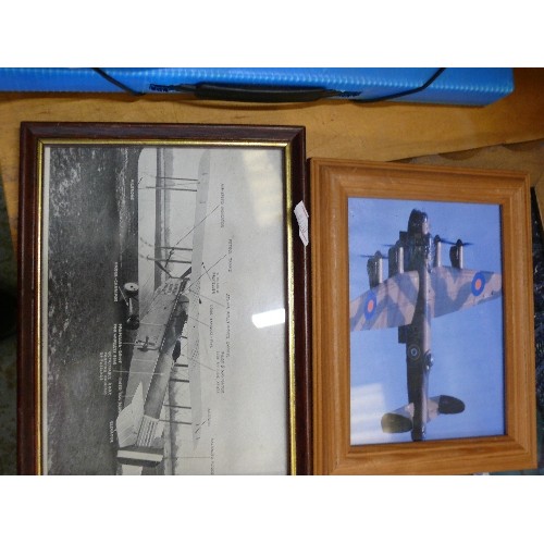 264 - FIVE MILITARY FRAMED PICTURES (SMALL).