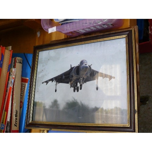 264 - FIVE MILITARY FRAMED PICTURES (SMALL).