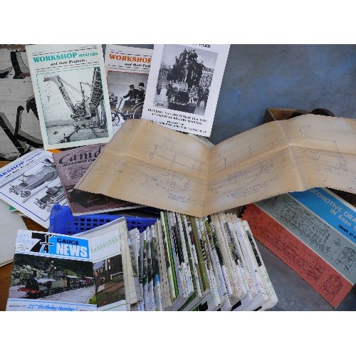 467 - Good lot of Railway Model Ephemera including a quantity of 7 1/4 Gauge News Magazines 1990's / 2000'... 