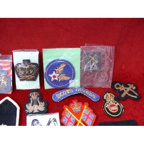 292C - Collection of cloth badges including Musicians & Bandsmen Royal Artillery, Royal Aeronautical Societ... 