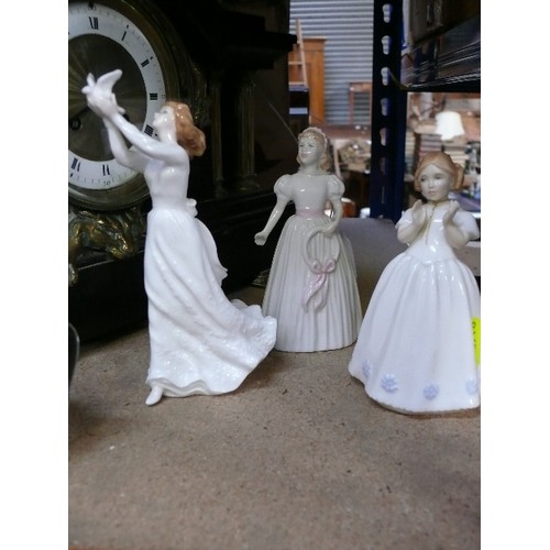 109 - Three Royal Doulton bone china figurines including Catherine HN 3044, Pretty as a Picture HN4312 and... 