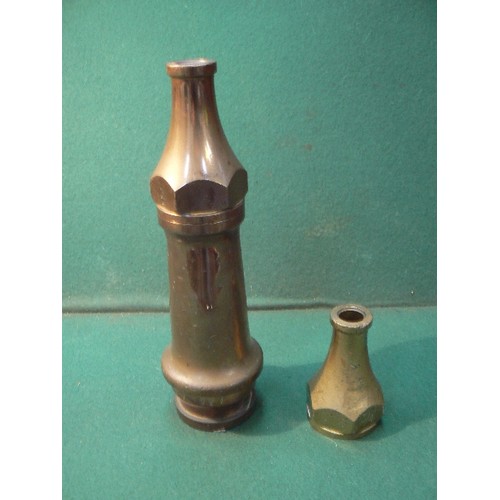 216 - An original WW2 military Fire Hoze Nozzle. Marked with George VI cypher and dated 1939 and 1941 - by... 