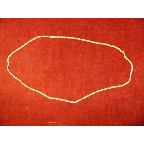 17M - A 9ct GOLD CHAIN 29 INCHES WEIGHT 3.83gr