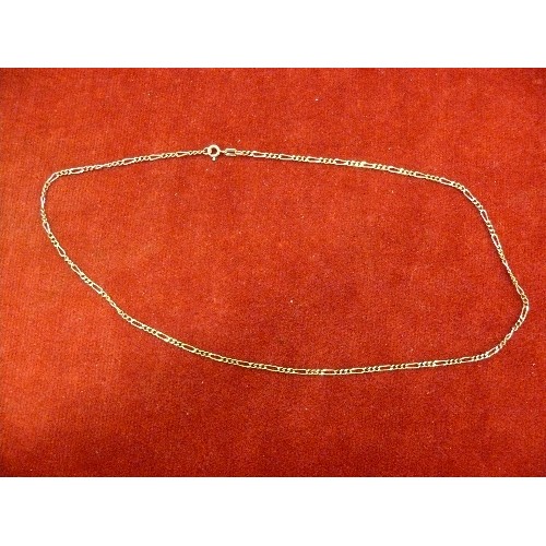 17L - A 9ct GOLD CHAIN 18 INCHES WEIGHT 4.6gr