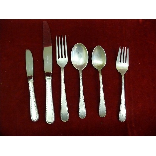 46 - 4 STERLING SILVER DINING PLACE SETTINGS BY S.KIRK & SON (1793) SILVERSMITHS BALTIMORE U.S.A. CUTLERY... 