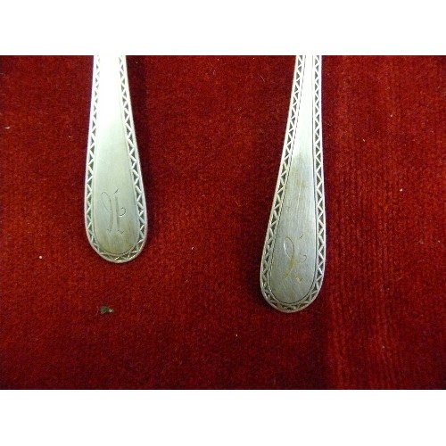 46 - 4 STERLING SILVER DINING PLACE SETTINGS BY S.KIRK & SON (1793) SILVERSMITHS BALTIMORE U.S.A. CUTLERY... 