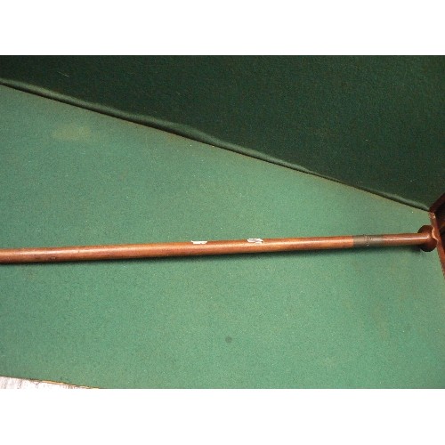 204 - An Hittadu (Maldives) antique sword stick - 92cm long, missing the ferrule on the tip of the stick.