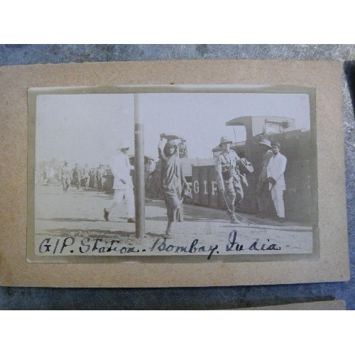 259 - Rare collection of 21 British Raj India real photographic postcards, circa 1910 - 1915, mostly of Ju... 