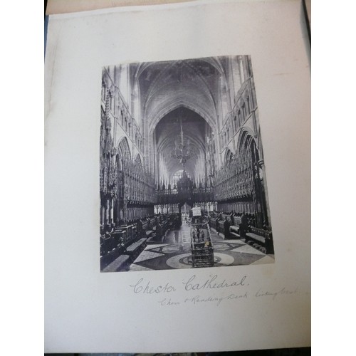 186 - Collection of 19th & 20th Century photographs including Windsor, Chester Cathedral, Exeter Cathedral... 