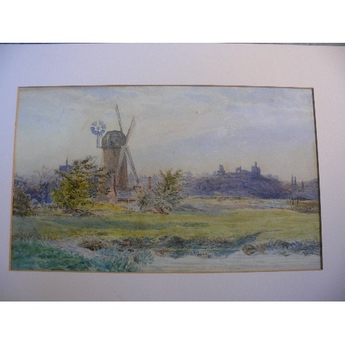 185 - 21 unframed watercolours and paintings from the 19th & early 20th Centuries. Includes a portrait of ... 