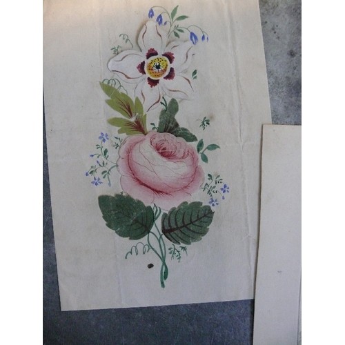 181 - A good collection of 18th & 19th Century engravings, original watercolours & drawings & books. Inclu... 