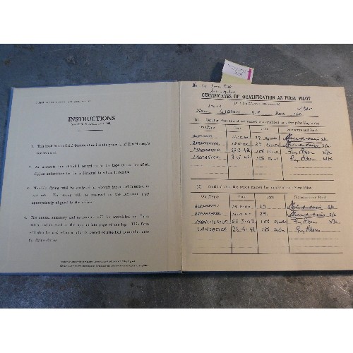 328 - A scarce replica copy of Guy Gibson's Pilot's Flying Log Book No 2. from November 1940 to Sept 1944 ... 