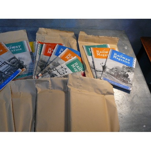 217D - Large quantity of 1950's editions of The Railway Magazine.