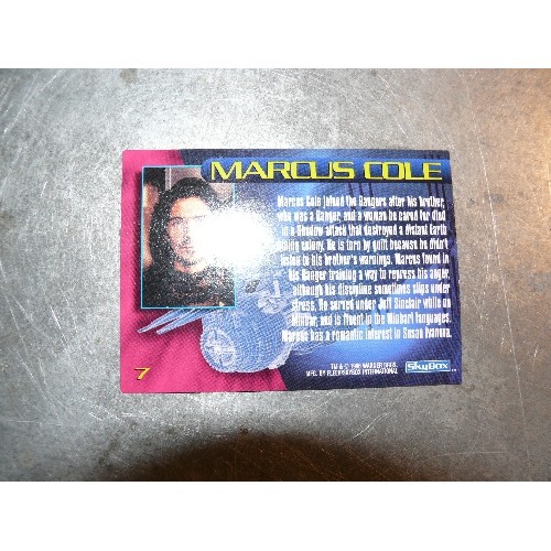 299A - A Signed Babylon 5 SkyBox trading card , No 7 