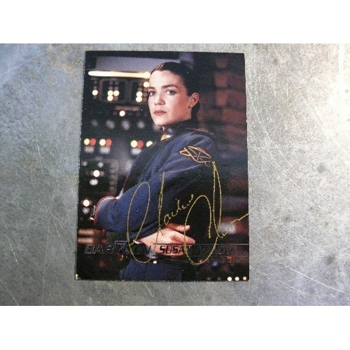 299B - A Signed Babylon 5 trading card , No 03 