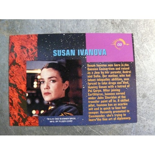 299B - A Signed Babylon 5 trading card , No 03 