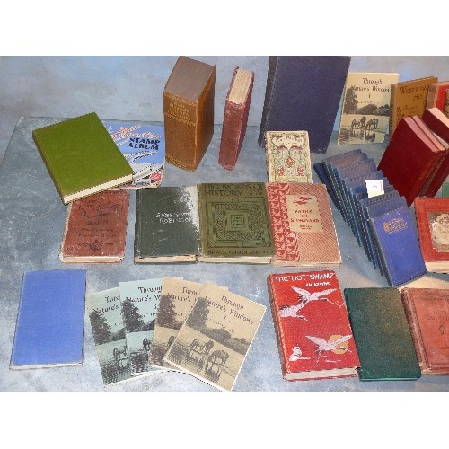 280 - Quantity of vintage books, 19th & 20th Centuries including classics :- 10 miniature volumes of Shake... 