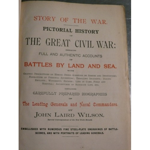 260E - Civil War Books including : 