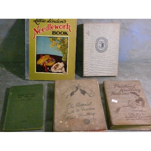 342 - Vintage home & craft books including :  