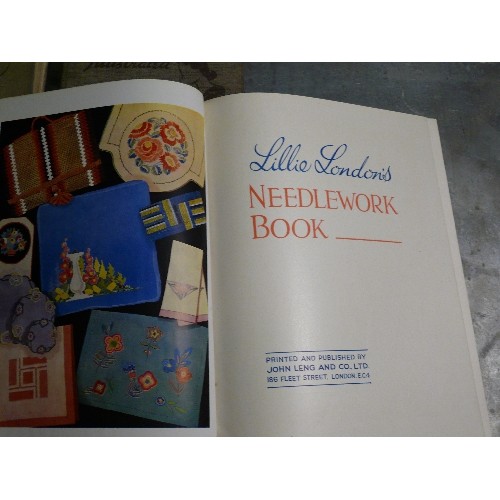 342 - Vintage home & craft books including :  