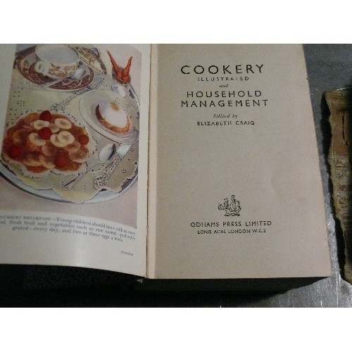 264 - Victorian edition of Mrs Beeton's Every Day Cookery & Housekeeping book (covers detached)  and a 193... 