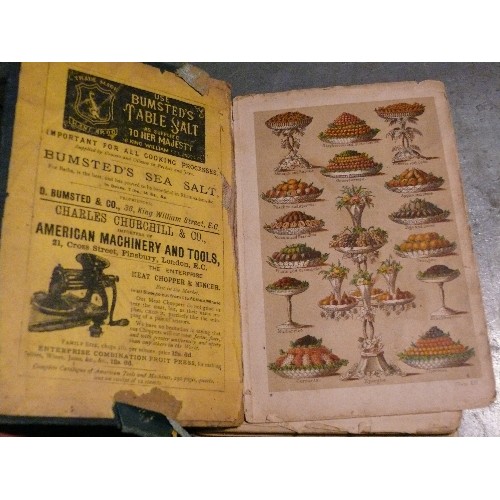 264 - Victorian edition of Mrs Beeton's Every Day Cookery & Housekeeping book (covers detached)  and a 193... 