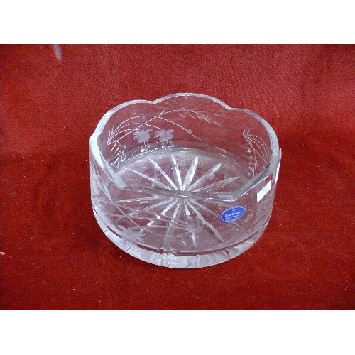 356 - LOVELY ROYAL DOULTON CRYSTAL BOWL.