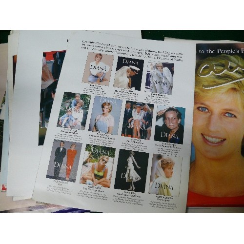 103 - SELECTION OF MAGAZINES AND NEWSPAPERS ABOUT DIANA, THE PEOPLE'S PRINCESS.