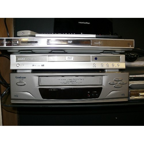 396 - MIXED LOT OF VARIOUS ELECTRICAL ITEMS, DVD PLAYERS, SKY BOX ETC.