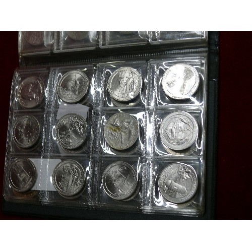 66 - COLLECTORS FOLDER OF VARIOUS AMERICAN COINS.