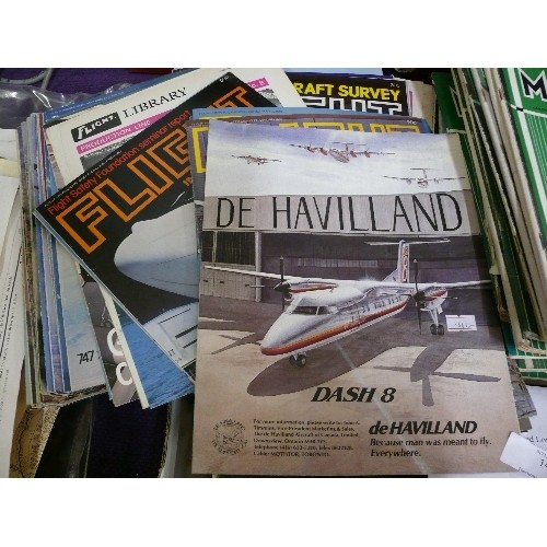 185 - VINTAGE COPIES OF 'FLIGHT INTERNATIONAL' MAGAZINES.