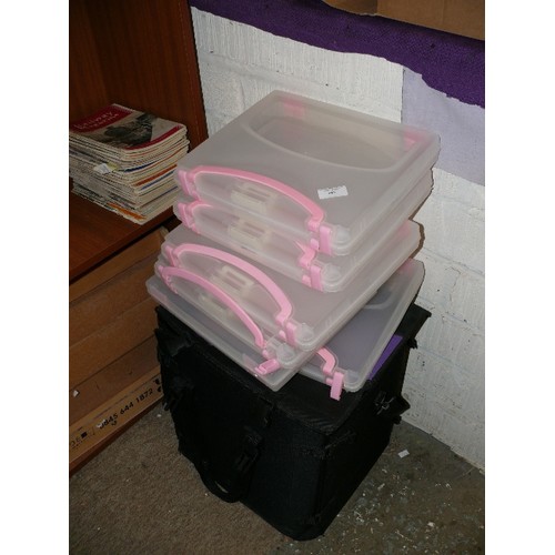 168 - CASE OF CREATE-IT CRAFT STORAGE BOXES.