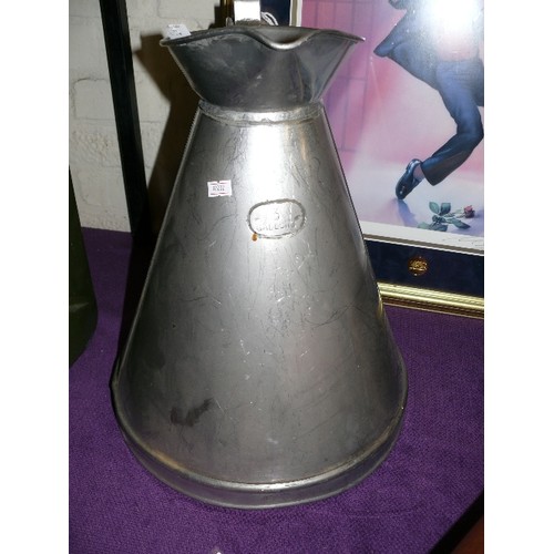 181 - THREE GALLON STAINLESS STEEL JUG.