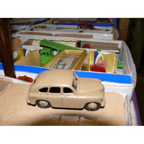 207 - MIXED COLLECTORS BOX OF MAINLY MILITARY VEHICLES BY CORGI, DINKY AND MATCHBOX.