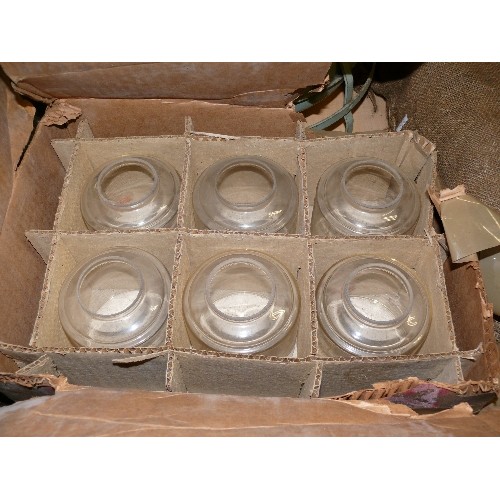 227 - SIX TILLEY LAMP GLOBES IN BOX