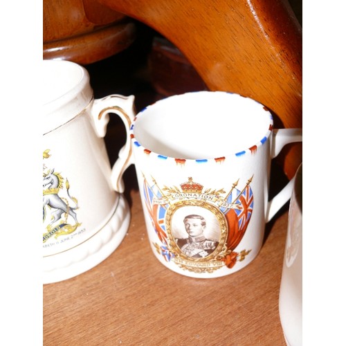 312 - COLLECTION OF ROYAL MUGS