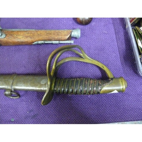 68 - AMERICAN CONFEDERATE CIVIL WAR LIGHT CAVALRY SABRE 1865 M1860 MADE BY AMES MANUFACTURING Co CHICOPEE... 