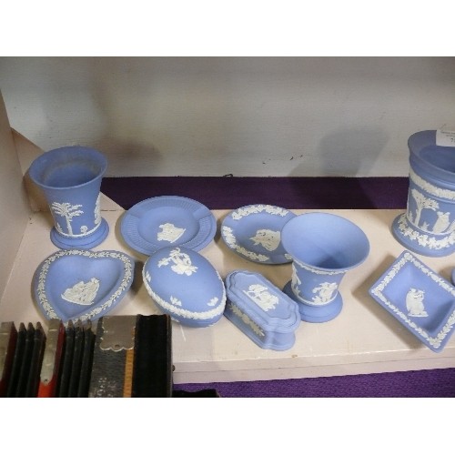 71 - LARGE QUANTITY OF WEDGWOOD JASPERWARE