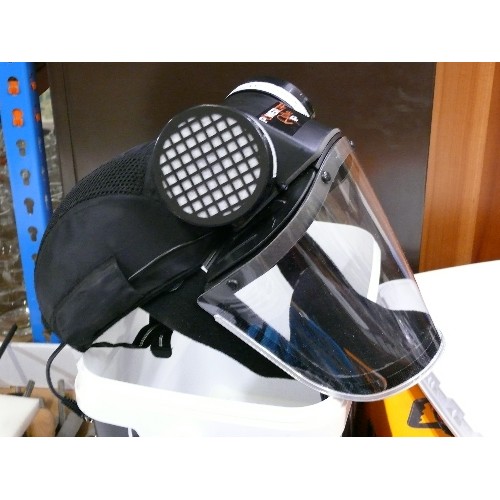 248 - JSP POWEREDCAP ACTIVE POWER RESPIRATOR IN ORIGINAL TUB.