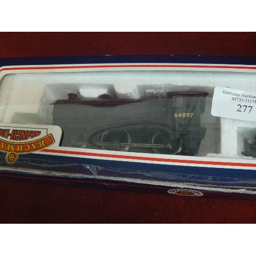 277 - BACHMANN 64897 LOCOMOTIVE AND TENDER, BOXED.