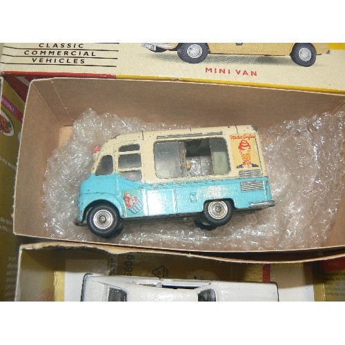 321 - MIXED COLLECTORS BOX OF CARS AND OTHER VEHICLES INCLUDING VANGUARDS, CORGI AND TRI-ANG.