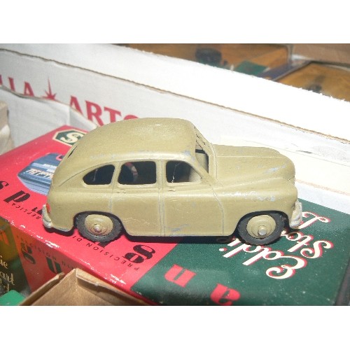 322 - MIXED COLLECTORS BOX OF CARS AND OTHER VEHICLES INCLUDING VANGUARDS, DINKY AND CORGI.