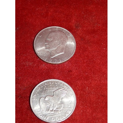 31 - 2 X 1971 $1 COIN