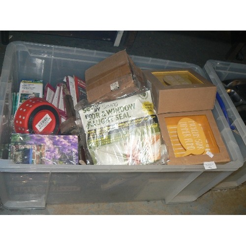 386 - MIXED BOX OF MAINLY NEW AND PACKAGED ITEMS.