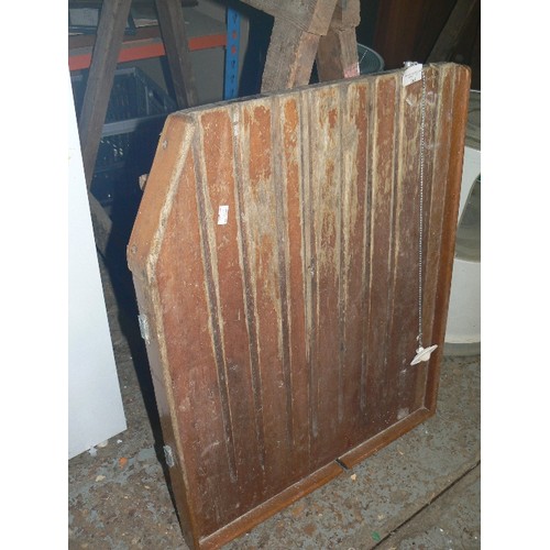 365 - VINTAGE WOODEN DRAINING BOARD