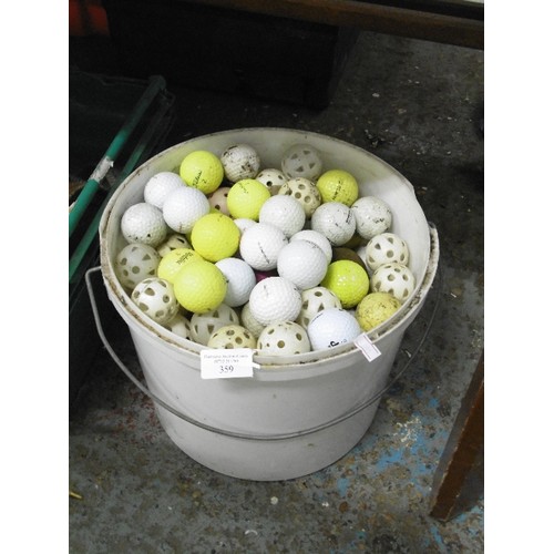 359 - LARGE BUCKET OF GOLF BALLS