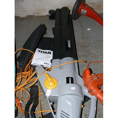 417 - TITAN 2800W ELECTRIC BLOWER/VACUUM