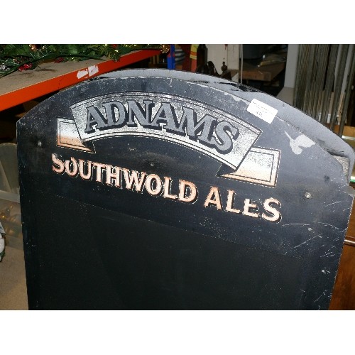 436 - ADAMS SOUTHWOLD ALES PUB ADVERTISING A-FRAME BLACKBOARD.