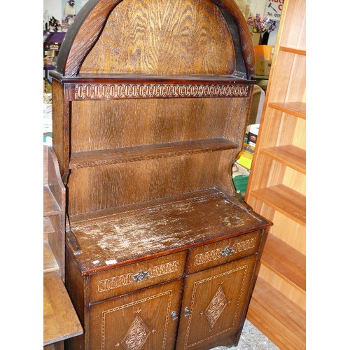 456 - VINTAGE OAK DRESSER