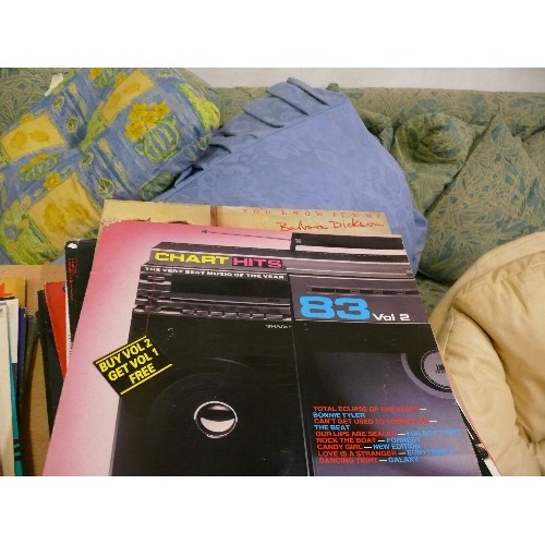 472 - COLLECTION OF LP RECORDS INCLUDING DIRE STRAITS, TALKING HEADS AND JANET JACKSON.